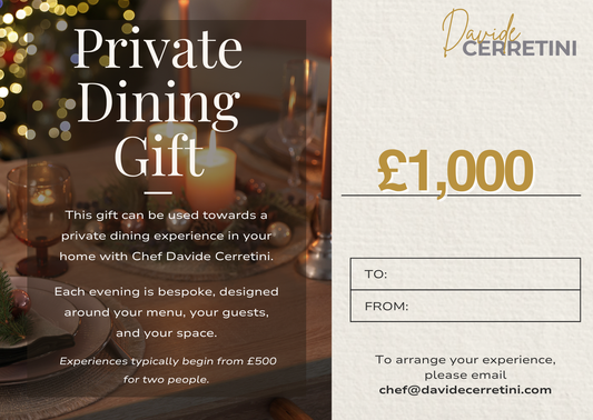 Private Dining Gift (£1,000)